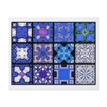 12 Different Tea Bag Tiles - Origami Folding Full Color Flyer