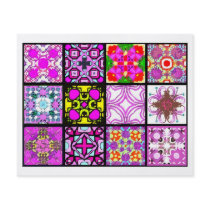 12 Different Tea Bag Tiles - Origami Folding Custom Flyer