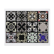 12 Different Tea Bag Tiles - Origami Folding Flyer