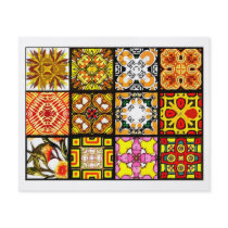 12 Different Tea Bag Tiles - Origami Folding Flyer Design