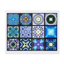 12 Different Tea Bag Tiles - Origami Folding Custom Flyer
