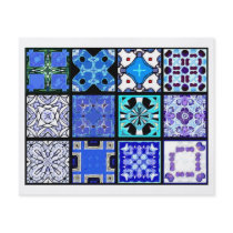 12 Different Tea Bag Tiles - Origami Folding Personalised Flyer