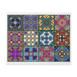 12 Different Tea Bag Tiles - Origami Folding Personalized Flyer