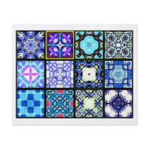 12 Different Tea Bag Tiles - Origami Folding Personalised Flyer