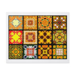 12 Different Tea Bag Tiles - Origami Folding Personalized Flyer