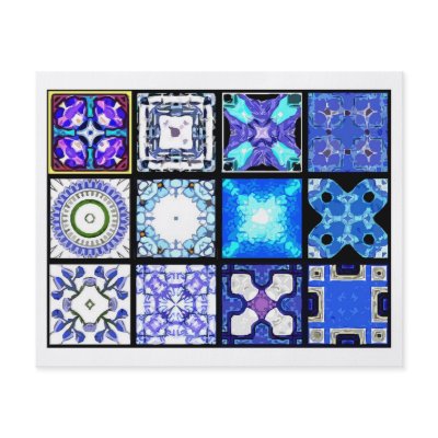 12 Different Tea Bag Tiles - Origami Folding Full Color Flyer by ArtbyJean