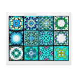 12 Different Tea Bag Tiles - Origami Folding Full Color Flyer