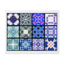12 Different Tea Bag Tiles - Origami Folding Full Colour Flyer