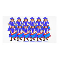 12 Drummers Drumming Custom Photo Card