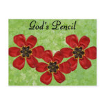 12 Gods Pencil Postcard