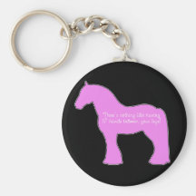 12 Hands Draught   Horse Key Chain