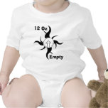 12 oz empty Baby Crawler Bodysuit