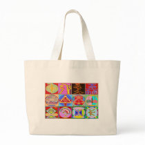 12 Reiki n Karuna Reiki Healing Designs Canvas Bags