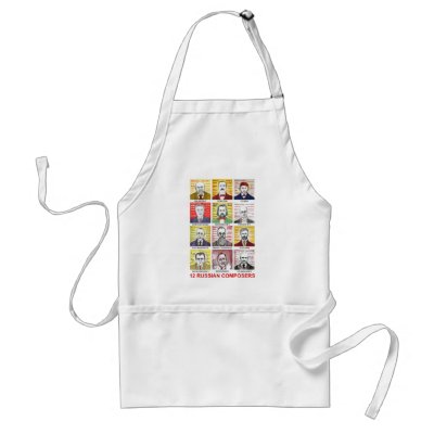 12 Russian Composers Apron by paulhelm