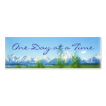 12-Step Mountains Profile Card or bookmark Business Card