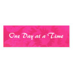 12-Step Rose Fantasy Profile Card or bookmark Business Card Templates