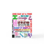 12 STEP SLOGANS IN COLOR cards
