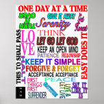 12 STEP SLOGANS IN COLOR