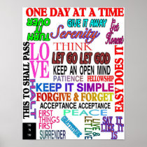 12 STEP SLOGANS IN COLOR