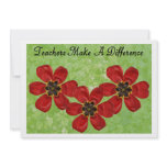12 Teachers Make A Difference Invitations