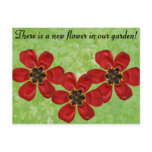 12 There Is A New Flower In Our Garden Postcards