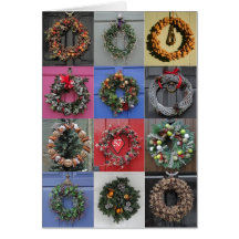 12 Wreaths Christmas card