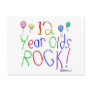 12 Year Olds Rock ! Postcard