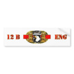 12B 101st Air Assault Division bumper stickers