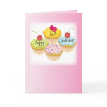 12th Birthday Pink Cupcakes