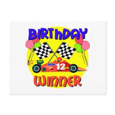 12th Birthday Race Car Birthday by thekiddiepatch