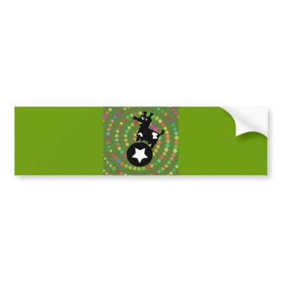 1308856337_Vector_Clipart funny cartoon dog random Bumper Stickers by CreativeColours