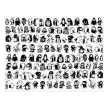 132 Penguins Postcard