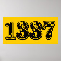 1337 $24.95 Graphic Art Wall Posters