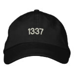 1337 EMBROIDERED BASEBALL CAPS