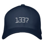 1337 embroidered hats
