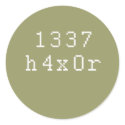 1337 h4ck3r stickers