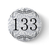 133 Area Code Pinback Buttons