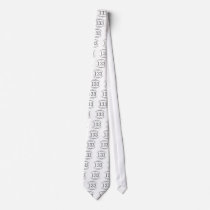 133 Area Code Necktie