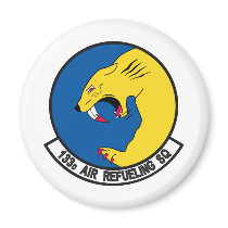 133rd Air Refueling Squadron Magnets