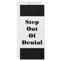 13726 Step Out off Denial Rack Card