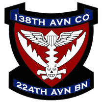 138th Avn Co 4 Acrylic Cut Out