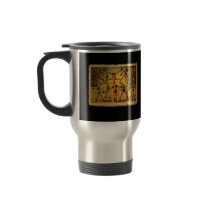 13 Acrobats Old Circus Poster on Tshirts Coffee Mug