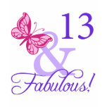 13 And Fabulous Birthday t-shirts