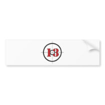 ## 13 ## BUMPER STICKER