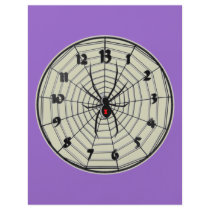 13 Hour Black Widow Clock in Frame Full Color Flyer