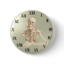 13 Hour Skeleton Clock Pinback Buttons
