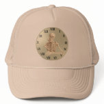 13 Hour Skeleton Clock Mesh Hats