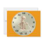 13 Hour Skeleton Clock Custom Announcement