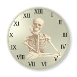 13 Hour Skeleton Clock Magnet
