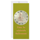 13 Hour Skeleton Clock rack cards